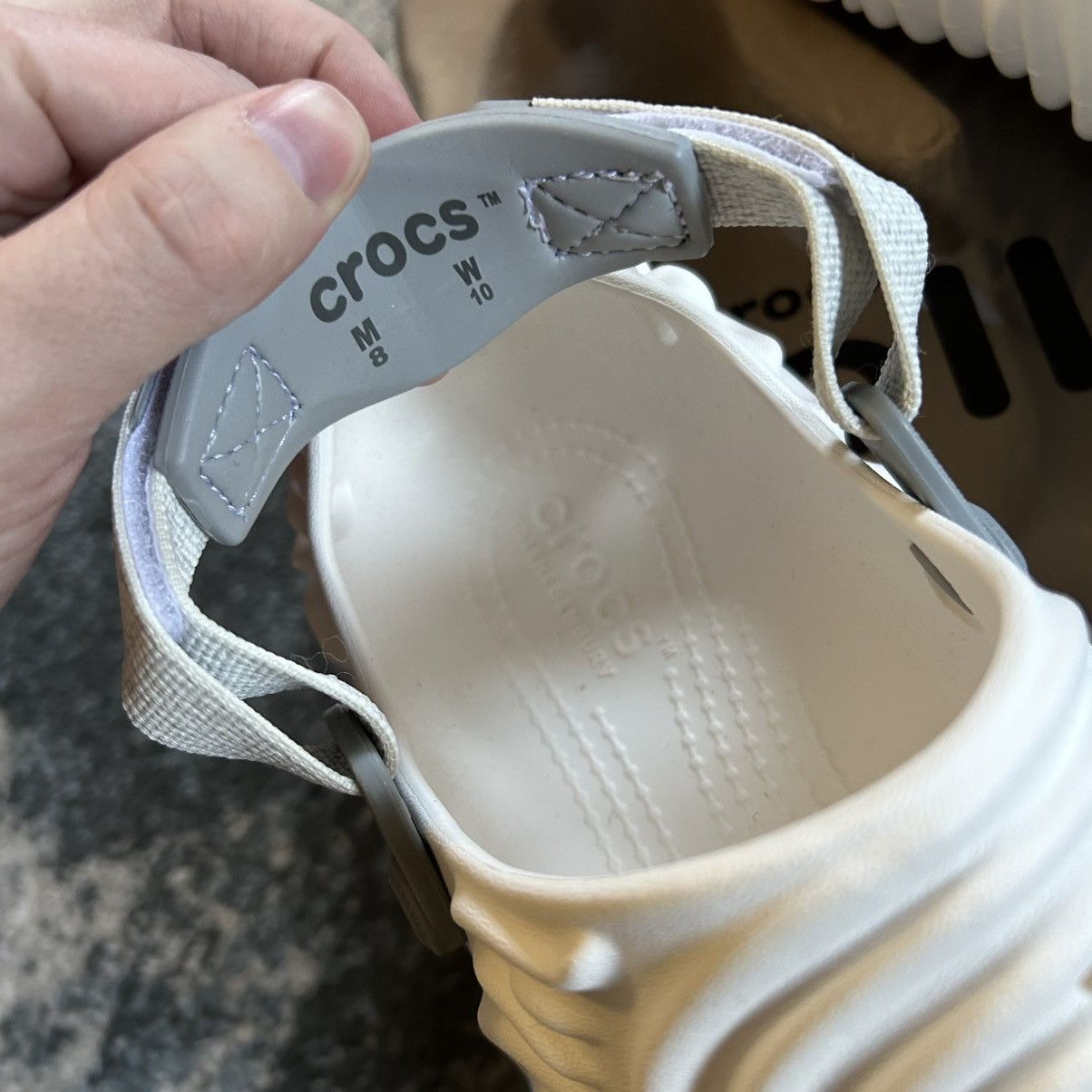 Crocs × Salehe Bembury 207393-100 2021 POLLEX CLOG SPACKLE FRiENDS & FAMiLY Size US 8 / EU 41 - 6 Thumbnail