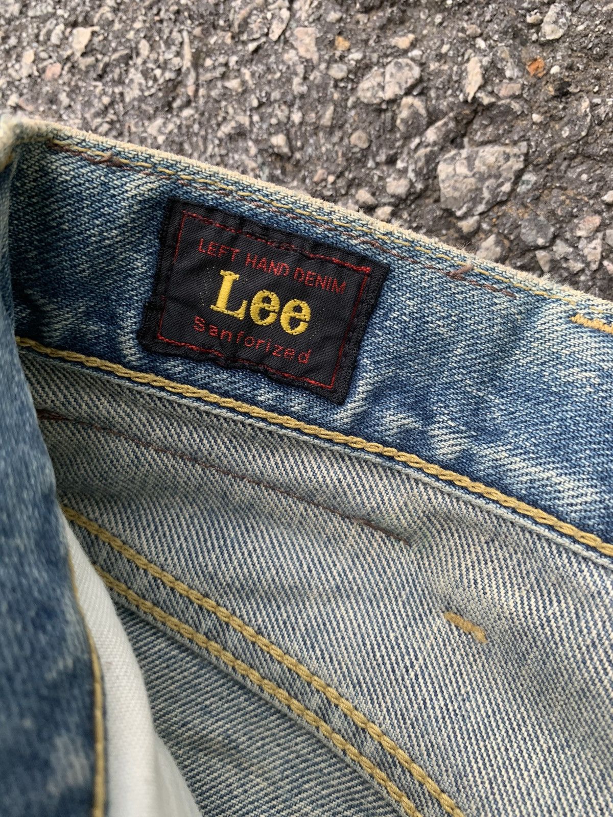Jean × Lee × Vintage Vintage Lee Raiders Selvedge Distressed Denim Size US 29 - 20 Thumbnail