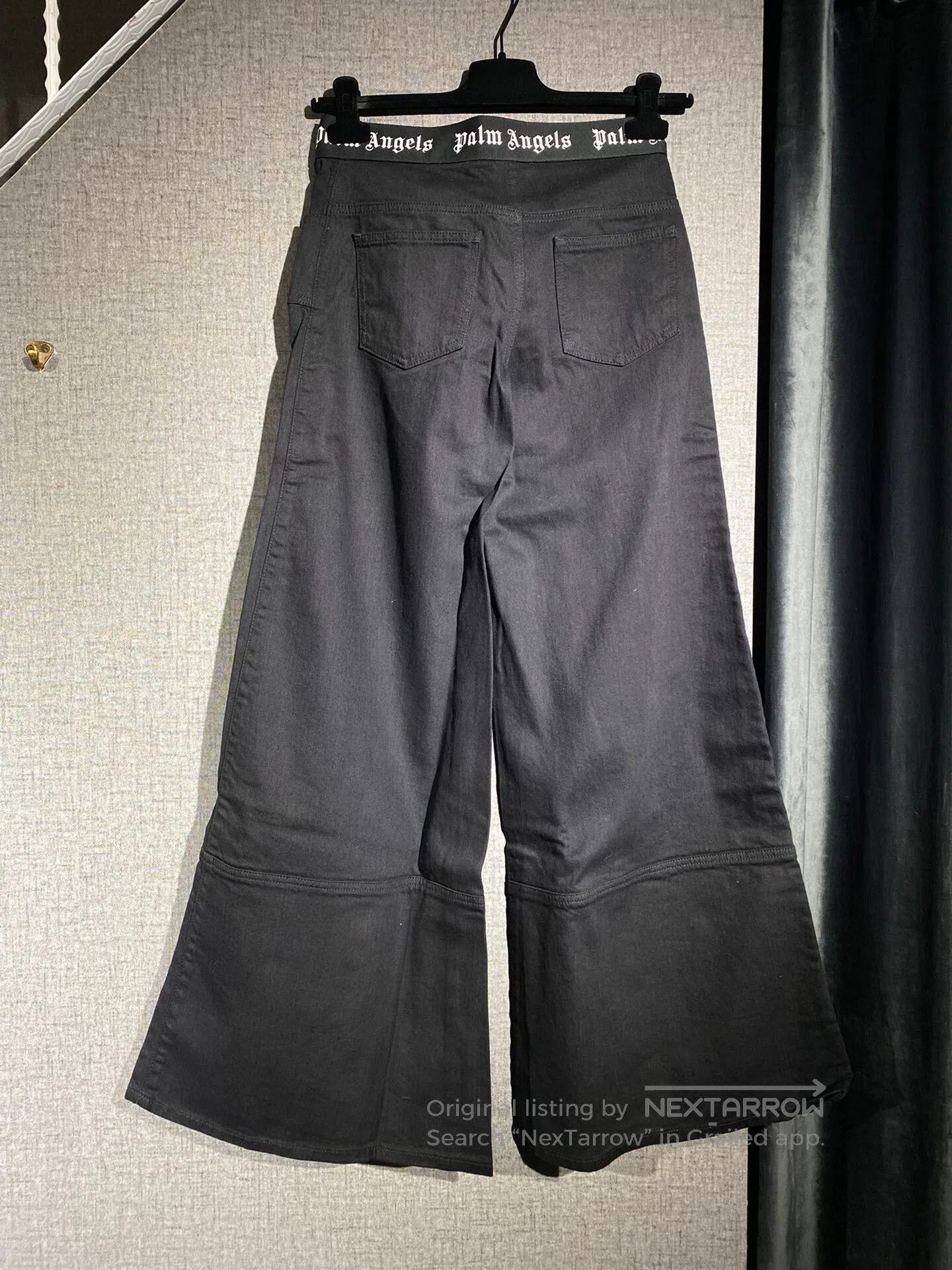 Palm Angels palm angels flared wide-leg pants. Size 25" / US 0 / IT 36 - 3 Thumbnail