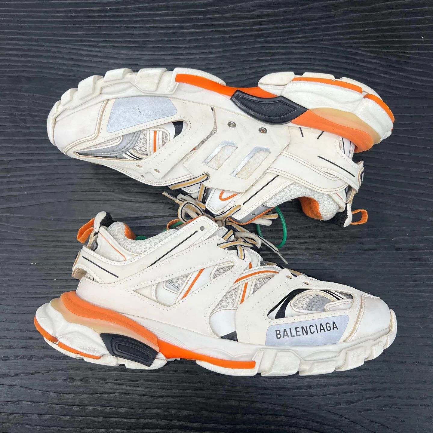 Balenciaga Balenciaga Track White Orange 39 New Box 1999 CH24403 Size US 6 / EU 39 - 3 Thumbnail