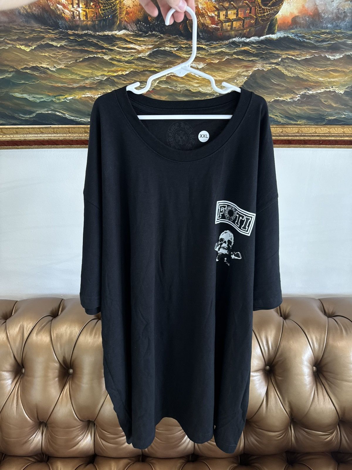 Chrome Hearts Chrome Hearts Short Sleeve T-shirt FOTI Black New Size US XXL / EU 58 / 5 - 1 Thumbnail