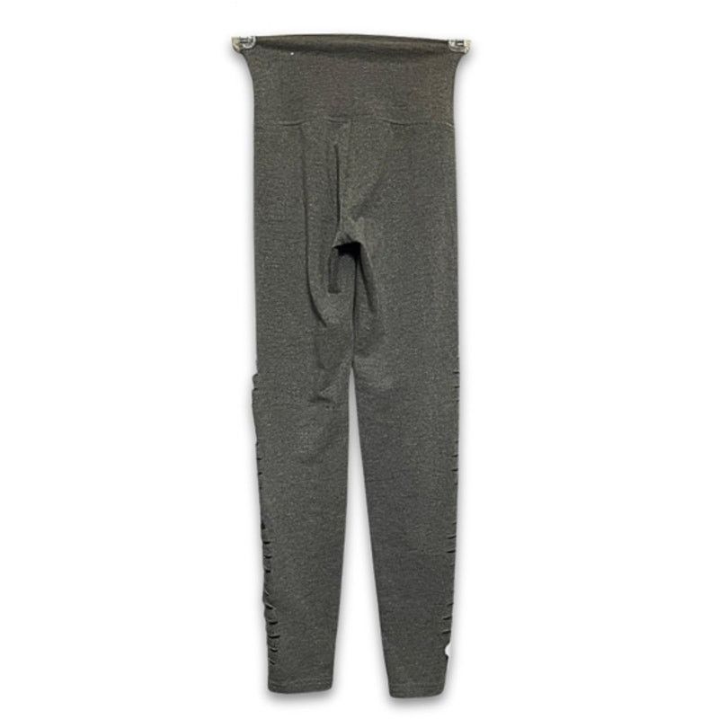 Other Aerie Leggings Full Length Slit Slashed Distressed Gray XXS Size 25" / US 0 / IT 36 - 5 Thumbnail