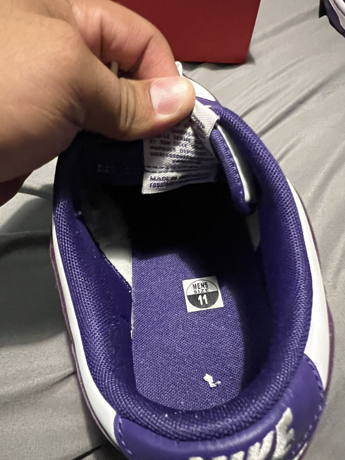 Nike Nike dunk low retro Court Purple Size US 11 / EU 44 - 2 Thumbnail