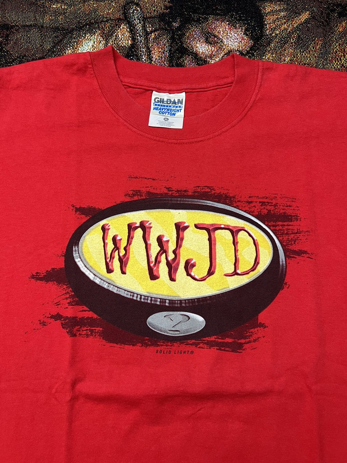 Vintage Vintage WWJD Jesus Tee Size US XL / EU 56 / 4 - 1 Thumbnail