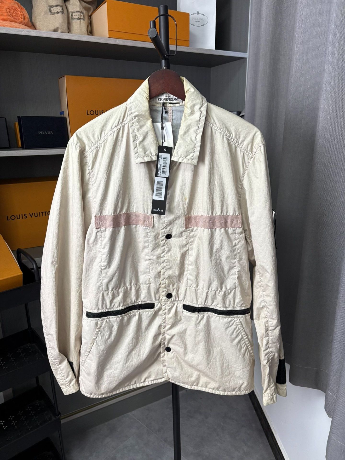 Stone Island Stone Island White Light Jacket M Men Size US M / EU 48-50 / 2 - 1 Thumbnail
