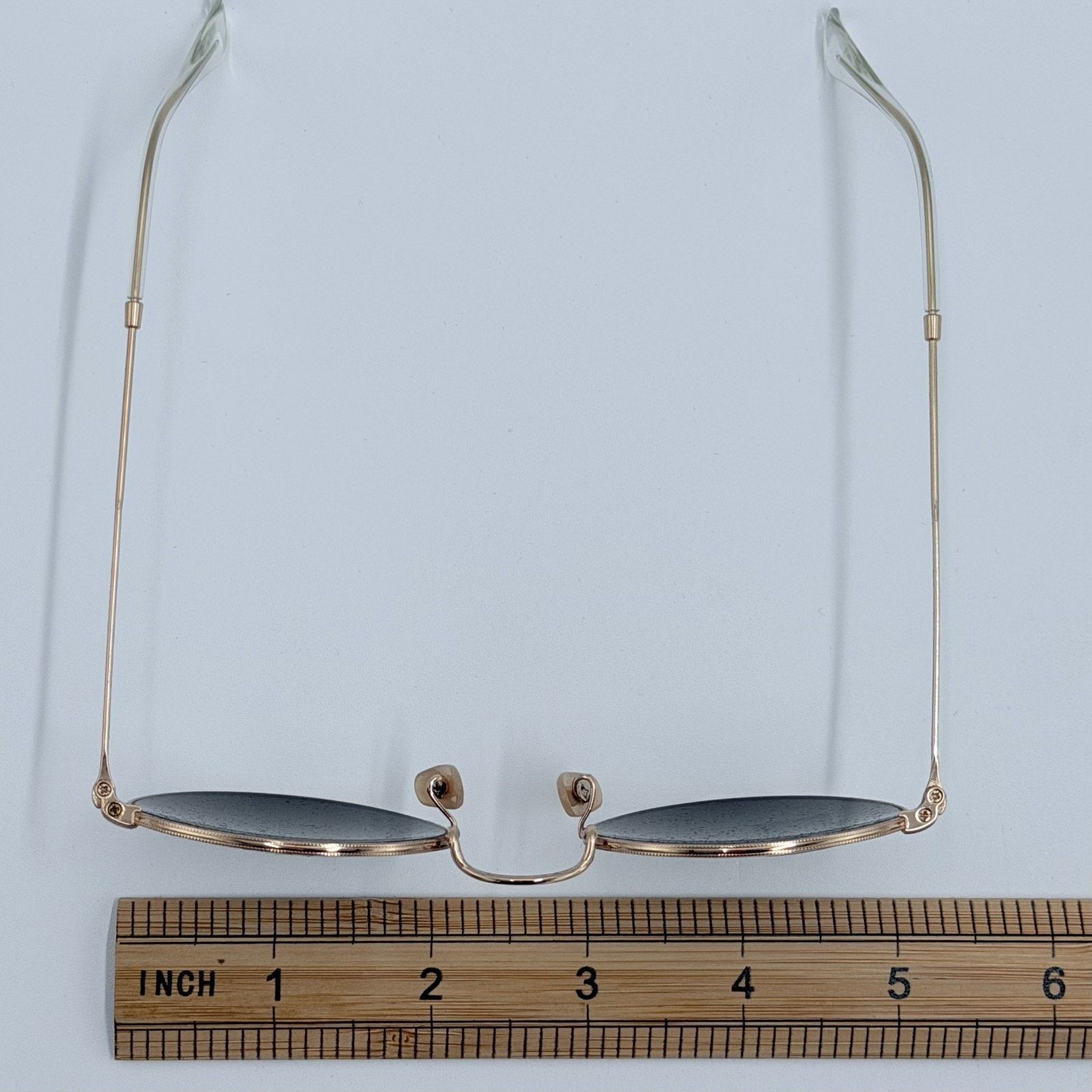 RayBan NEW Ray-Ban RB3447 Round Metal Arista Gold G-15 Green Size ONE SIZE - 6 Thumbnail
