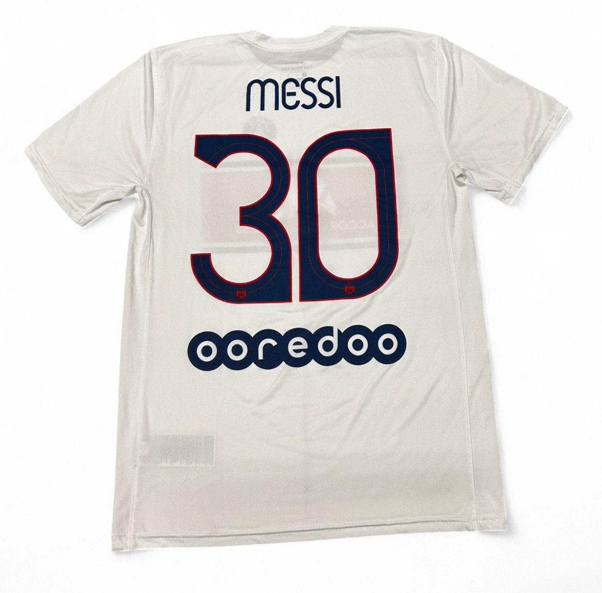 Nike (M) White Paris Saint Germain Lionel Messi #30 T-Shirt Size US M / EU 48-50 / 2 - 4 Thumbnail