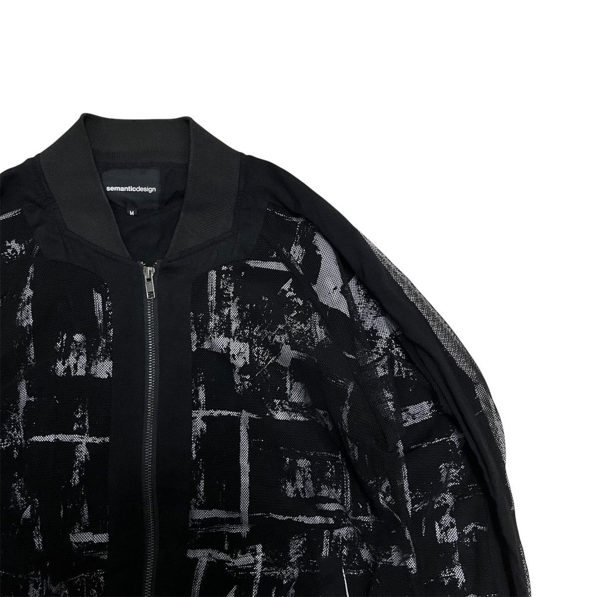 Hysteric Glamour Japanese Semanticdesign Two Layer Bomber Jacket Black Punk Size US M / EU 48-50 / 2 - 3 Thumbnail