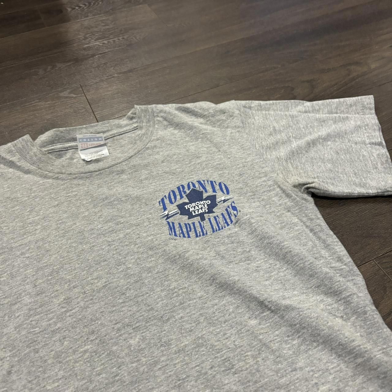 Hanes Vintage Toronto Maple Leafs Pocket Print T Shirt 00s Medium Size US M / EU 48-50 / 2 - 2 Thumbnail