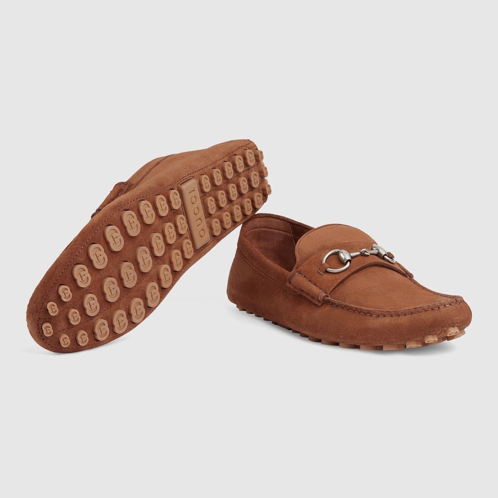 Gucci Gucci Horsebit Suede Drivers Size US 7 / EU 40 - 3 Thumbnail