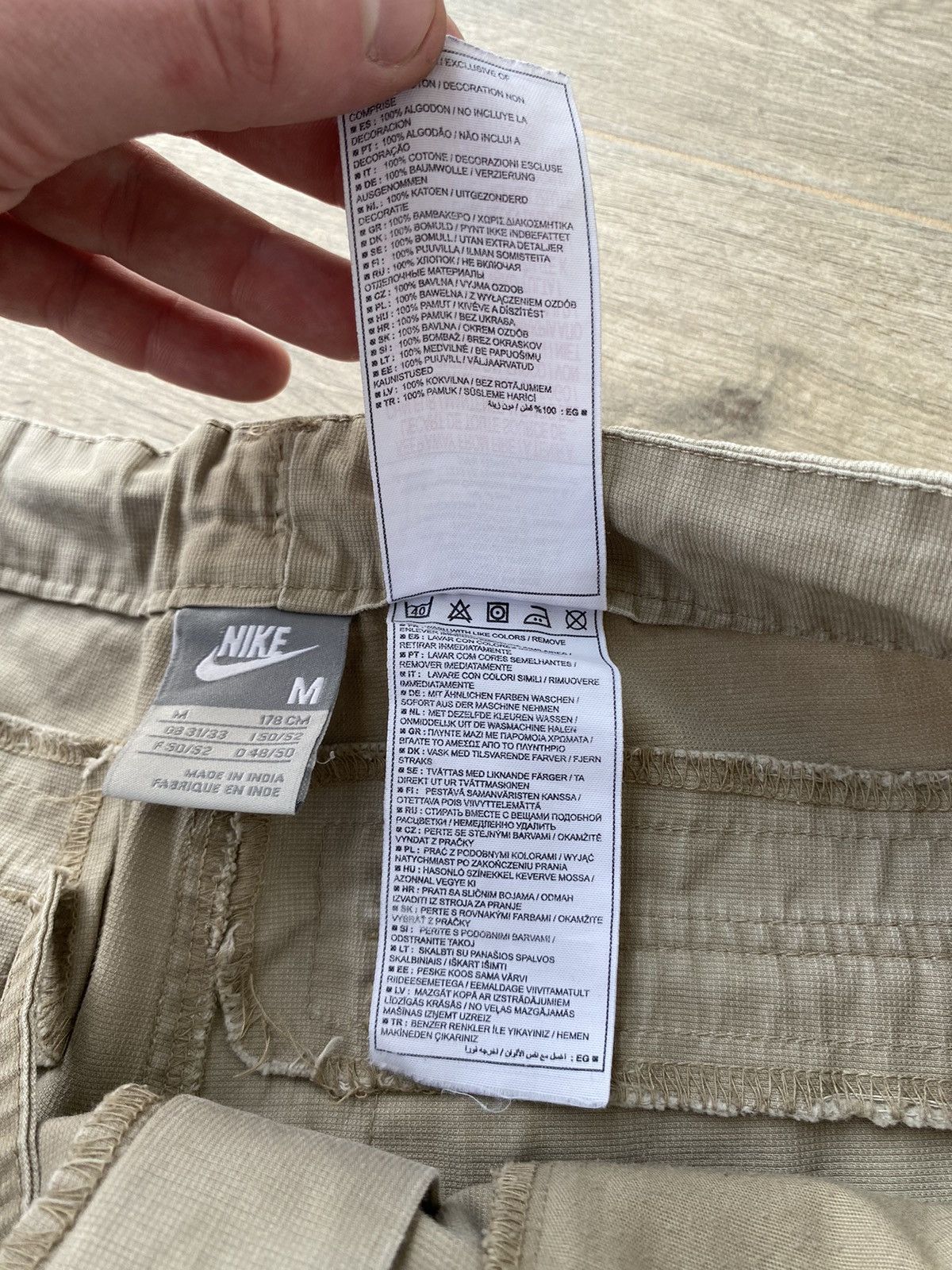 Nike × Vintage Nike Vintage Cargo Shorts Size US 32 / EU 48 - 13 Thumbnail
