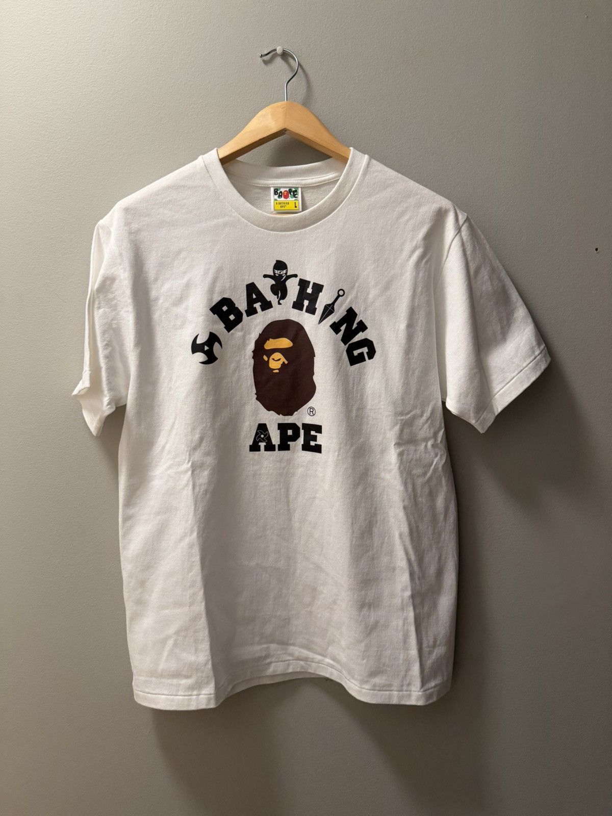 Bape Bape Ninja Star Japan Exclusive t shirt Size US L / EU 52-54 / 3 - 1 Thumbnail