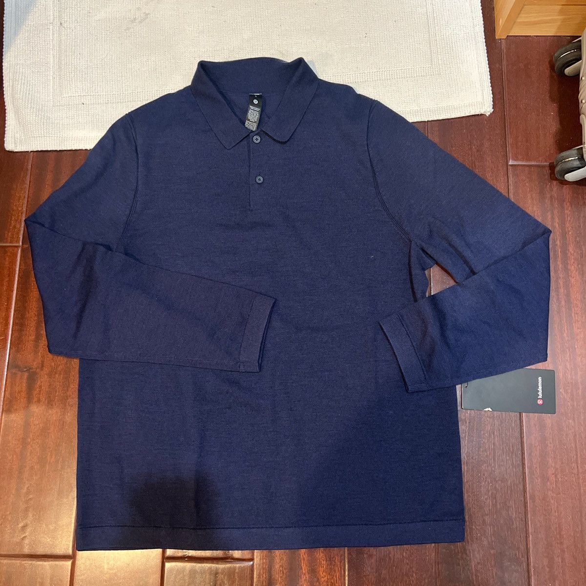 Lululemon Lululemon New Venture Knit polo Size US L / EU 52-54 / 3 - 1 Thumbnail
