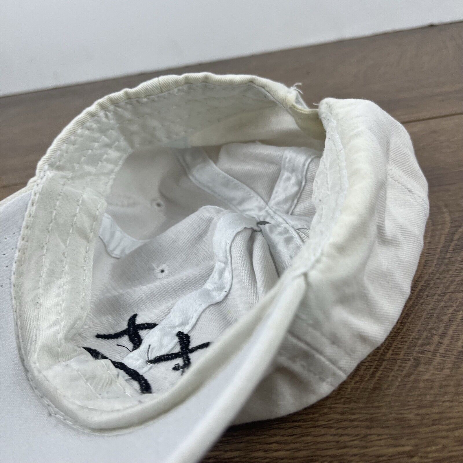 Other Marshmellow Hat White Cap Hat Adjustable Hat White Adult Hat Size ONE SIZE - 13 Thumbnail