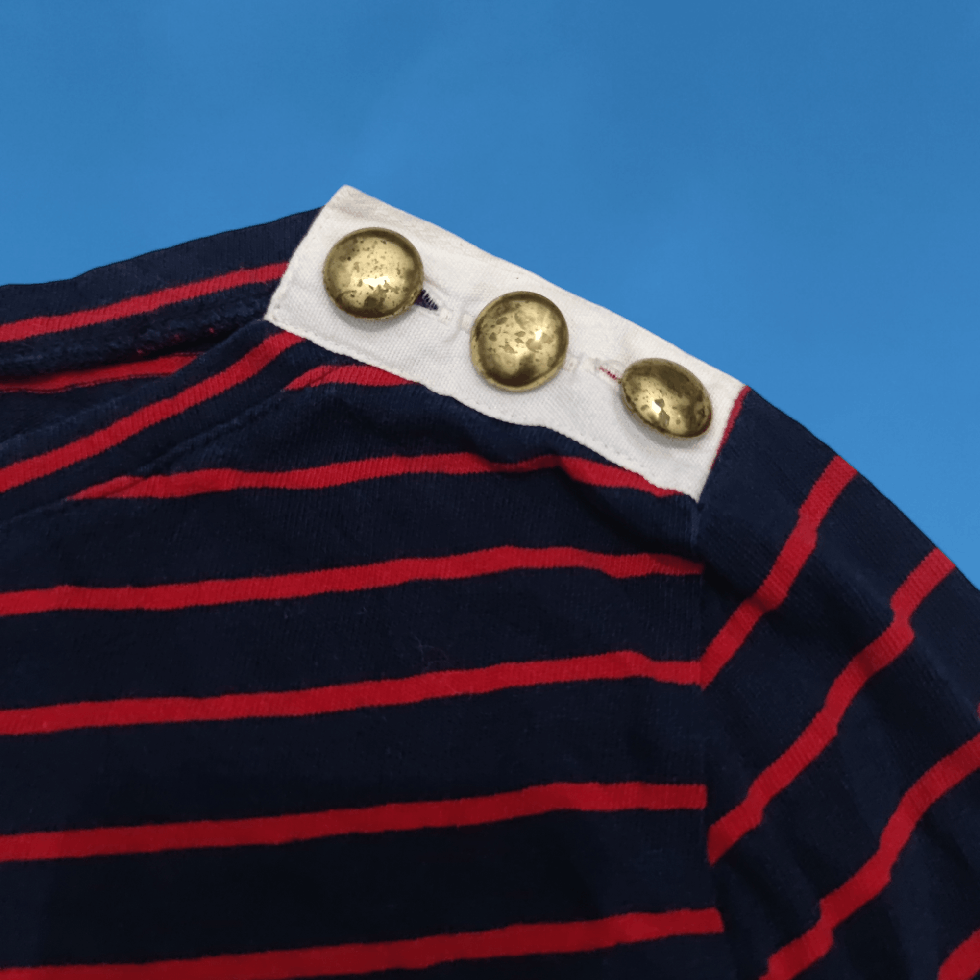 Comme des Garcons × Japanese Brand Tao Kurihara x Comme Des Garcons Stripe Long Sleeve T Shirt Size M / US 6-8 / IT 42-44 - 2 Thumbnail