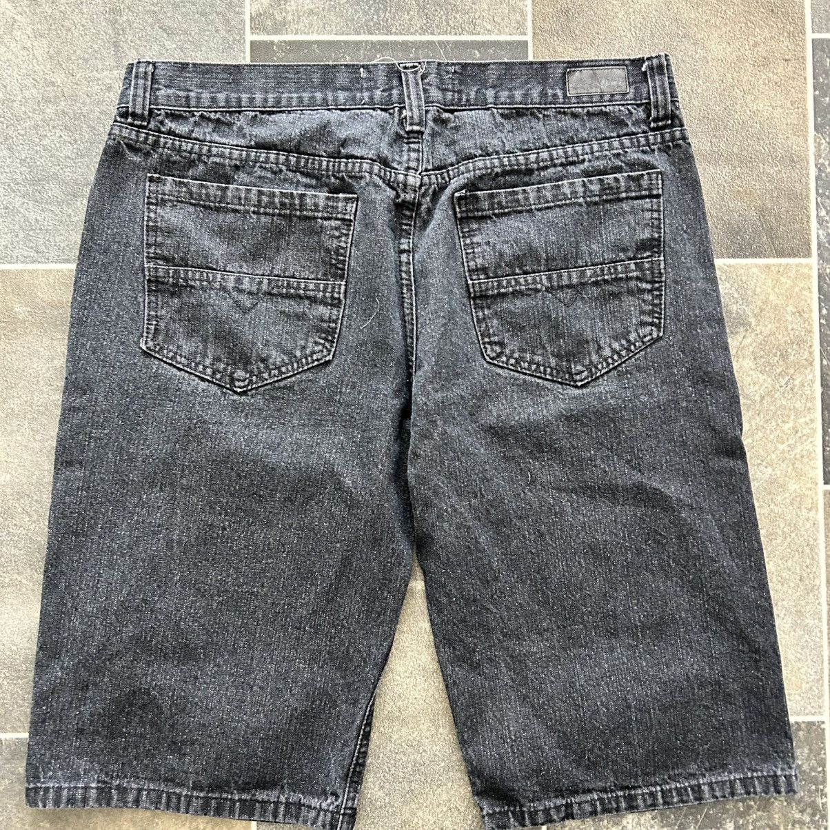 Ecko Unltd. Vintage Y2K Ecko Unltd Black Baggy Denim Shorts Size US 38 / EU 54 - 4 Thumbnail