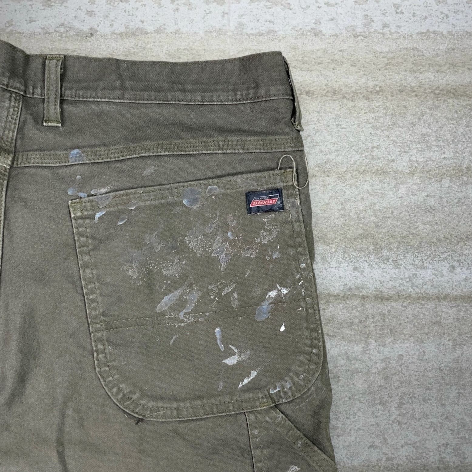 Dickies Vintage 90s Dickies Carpenter Pants 36x32 Straight Fit Green Size US 36 / EU 52 - 3 Thumbnail
