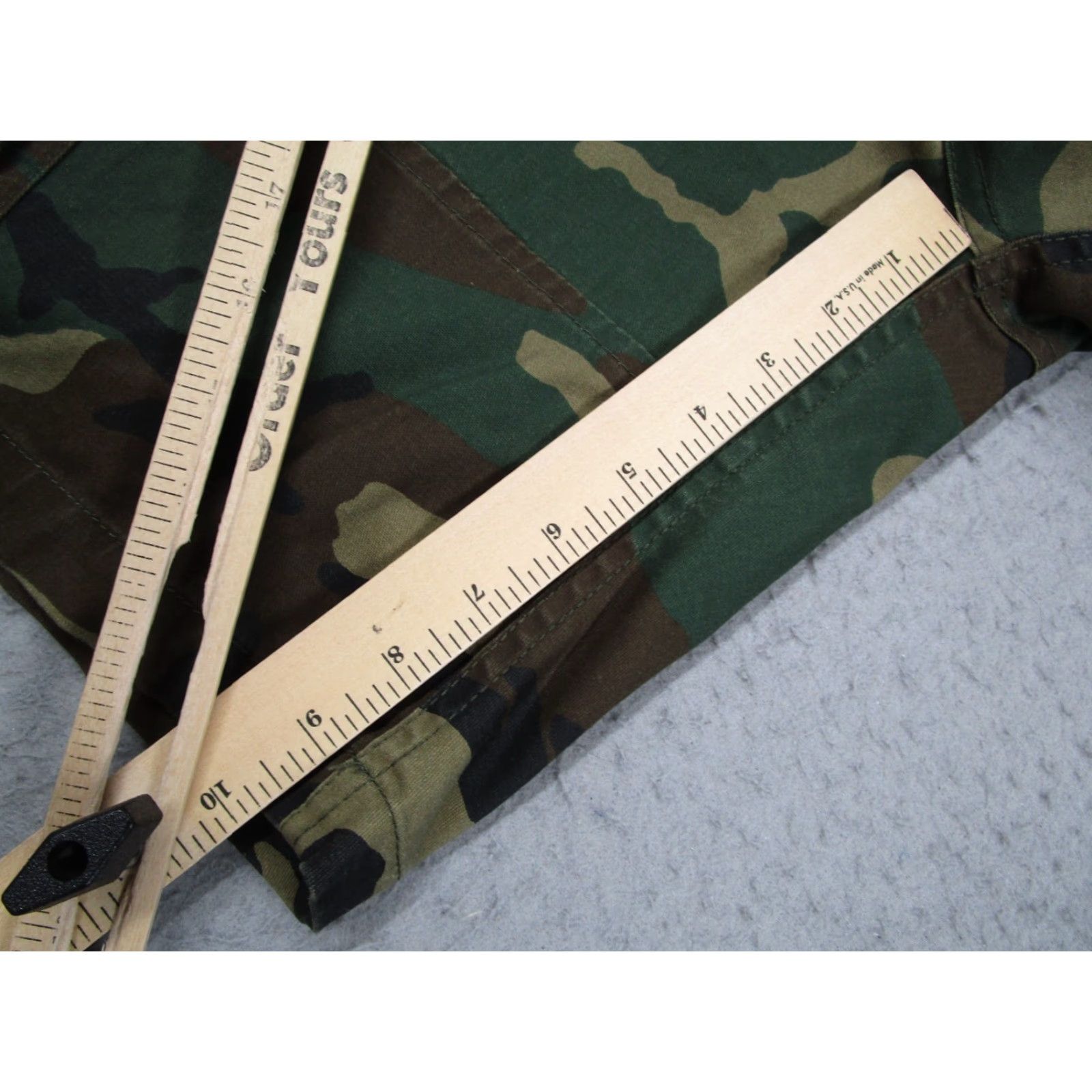 Rothco Rothco Shorts Mens 31 Green Woodland Camo Canvas Cargo BDU 10" Cotton Workwear 90s Army Mens Size US 31 - 5 Thumbnail