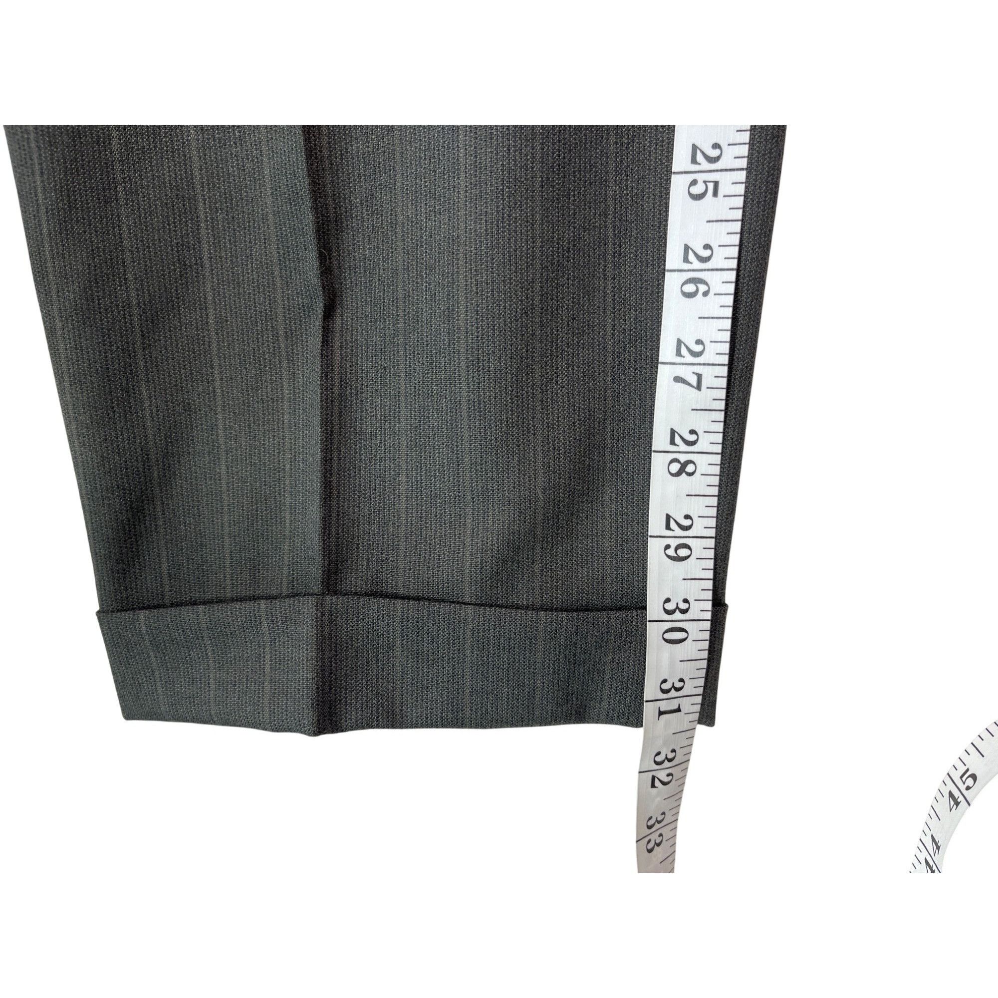 Other Mens Gray Pinstripe Suit 42R 100% Worsted Wool Pants 34/31 B Size 42R - 23 Thumbnail