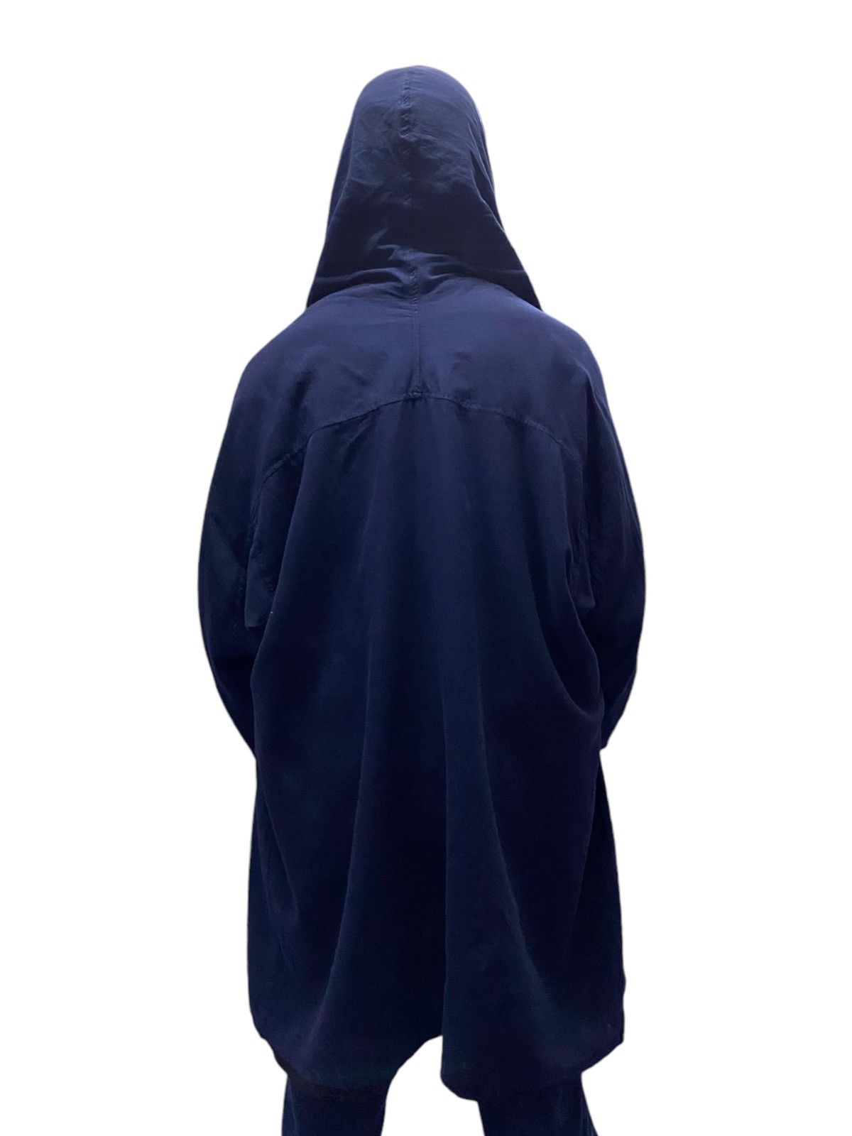 Y's × Yohji Yamamoto Y’s Yohji Yamamoto Navy Blue Cardigan Hoodie Size M / US 6-8 / IT 42-44 - 2 Thumbnail