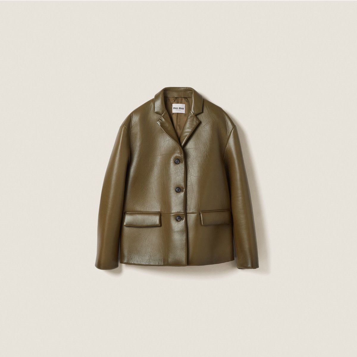 Miu Miu Leather Jacket | Grailed