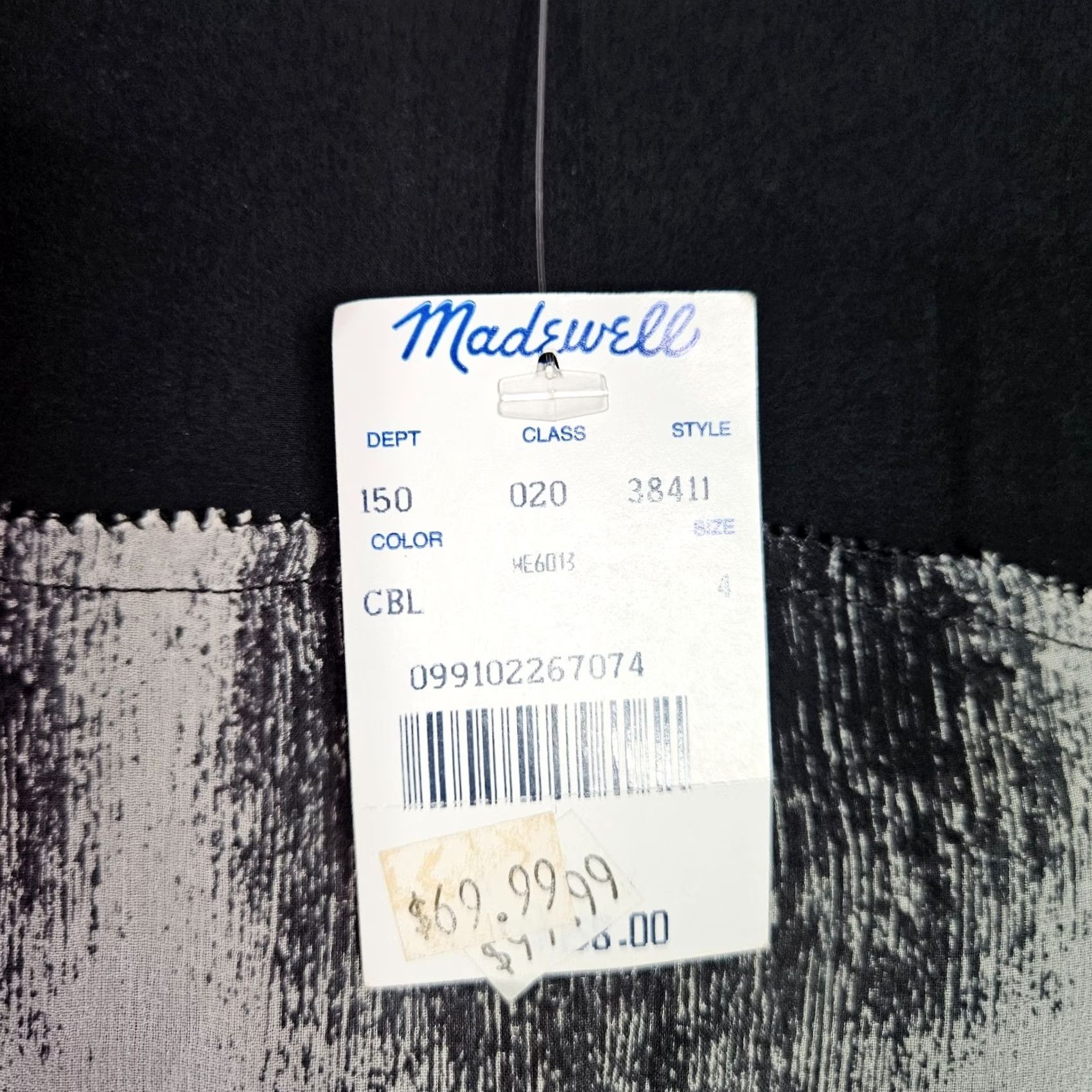 Madewell Madewell Broadway & Broome Dress Womens Size 4 Black White Polka Dot NWT Sleeveless Knee Length A-Line Silk Multicolor Pattern Party/Cocktail Casual Size S / US 4 / IT 40 - 3 Thumbnail