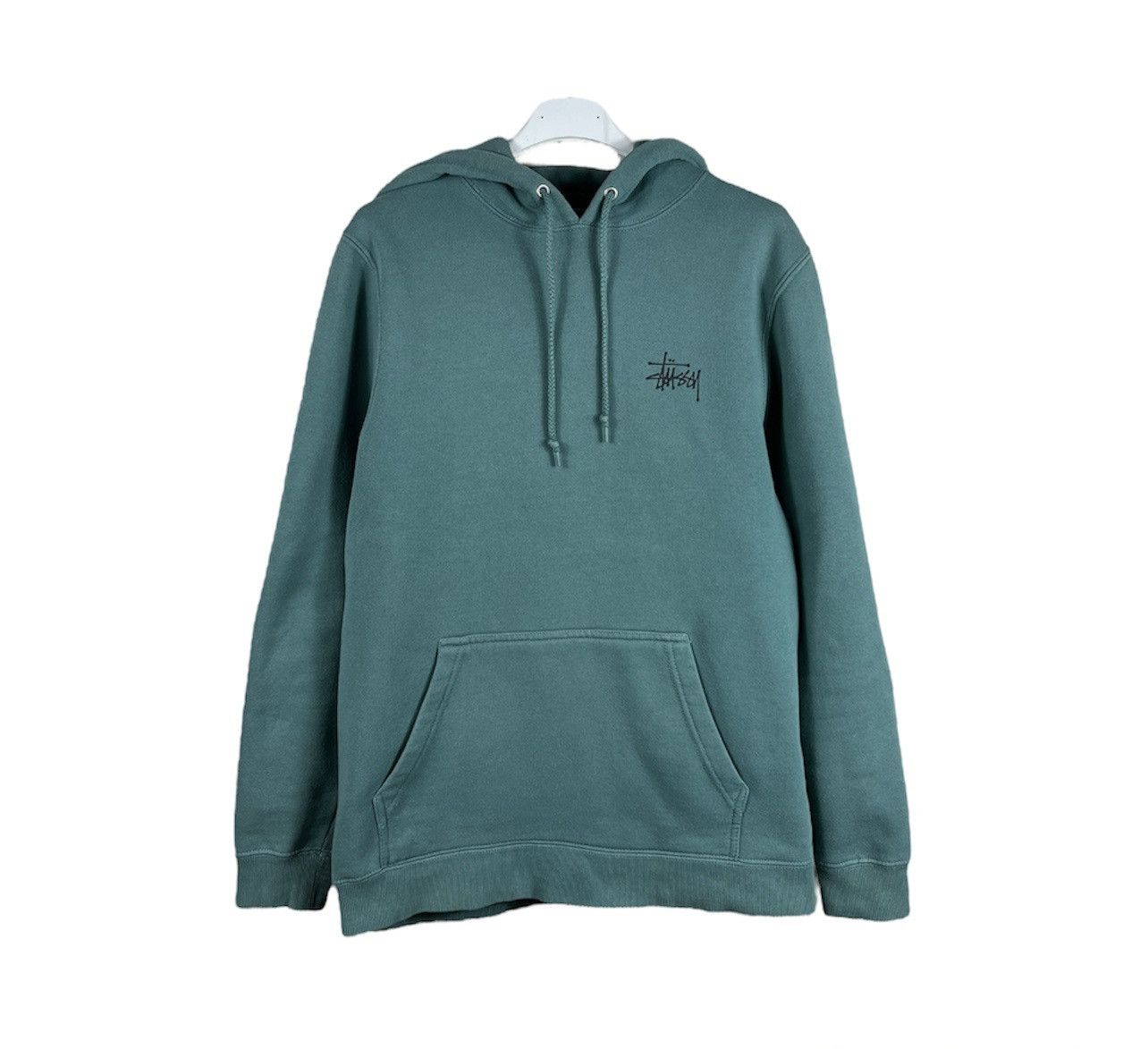 Stussy × Vintage Vintage Stussy basic y2k hoodie sweatshirt sea green rare Size US S / EU 44-46 / 1 - 1 Thumbnail