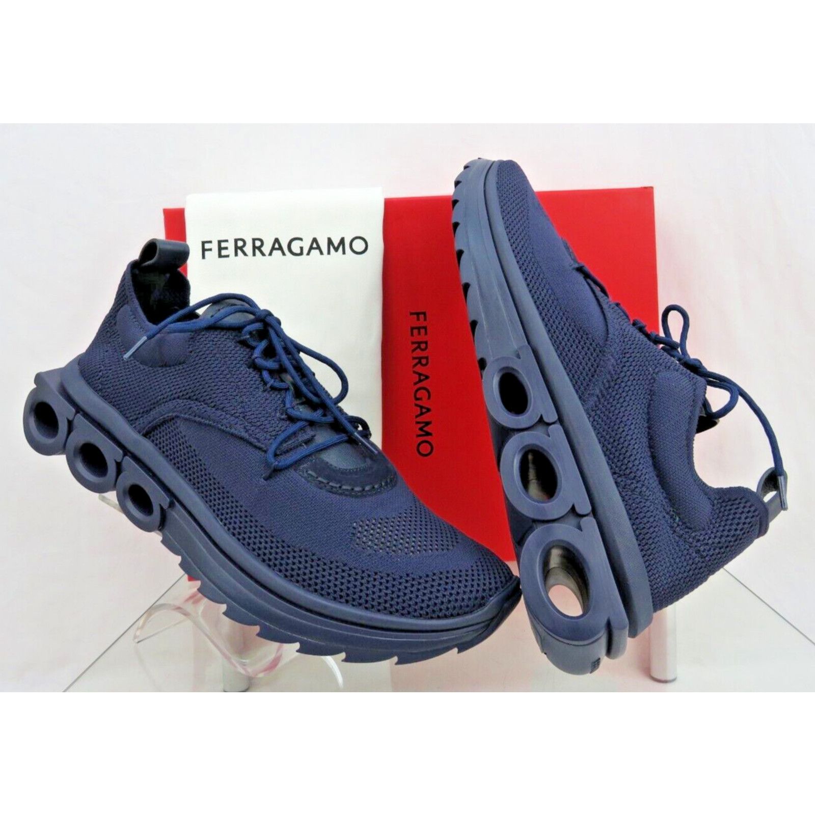 スニーカー FERRAGAMO SNEAKER (022376769635M FLAREDBIAOTT) Salvatore Ferragamo Salvatore Ferragamo Man Sneakers