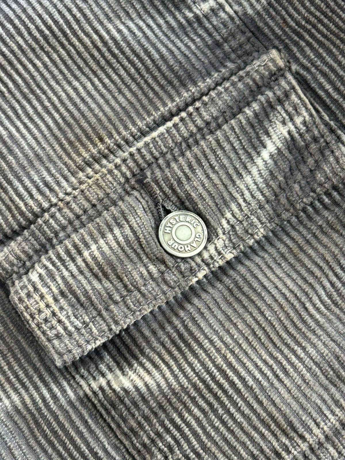 Hysteric Glamour Hysterics Japan Corduroy Gray Pants Size US 32 / EU 48 - 5 Thumbnail