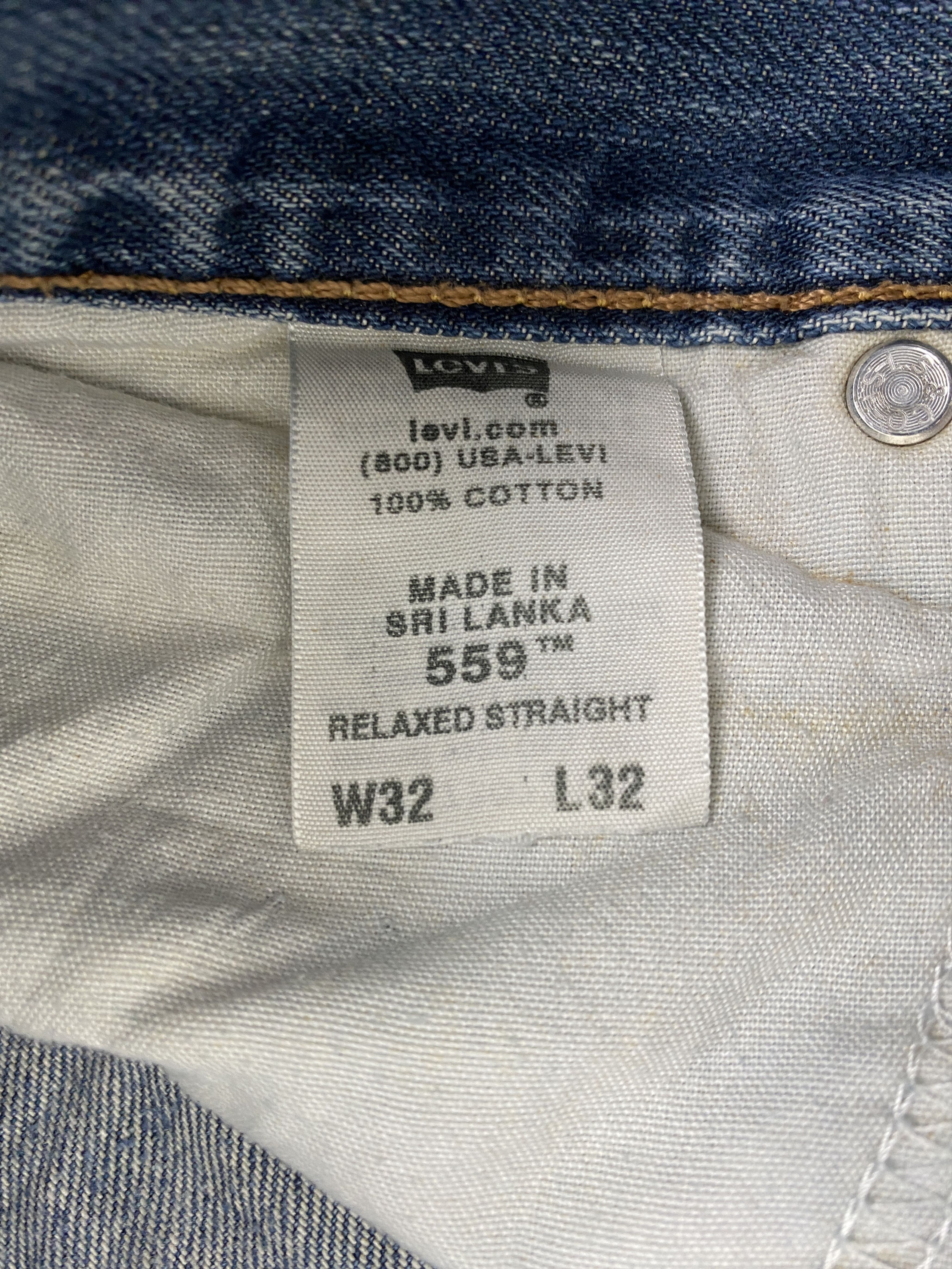 Levi's × Vintage Vintage Levis 559 Distressed Jeans Size US 32 / EU 48 - 7 Thumbnail