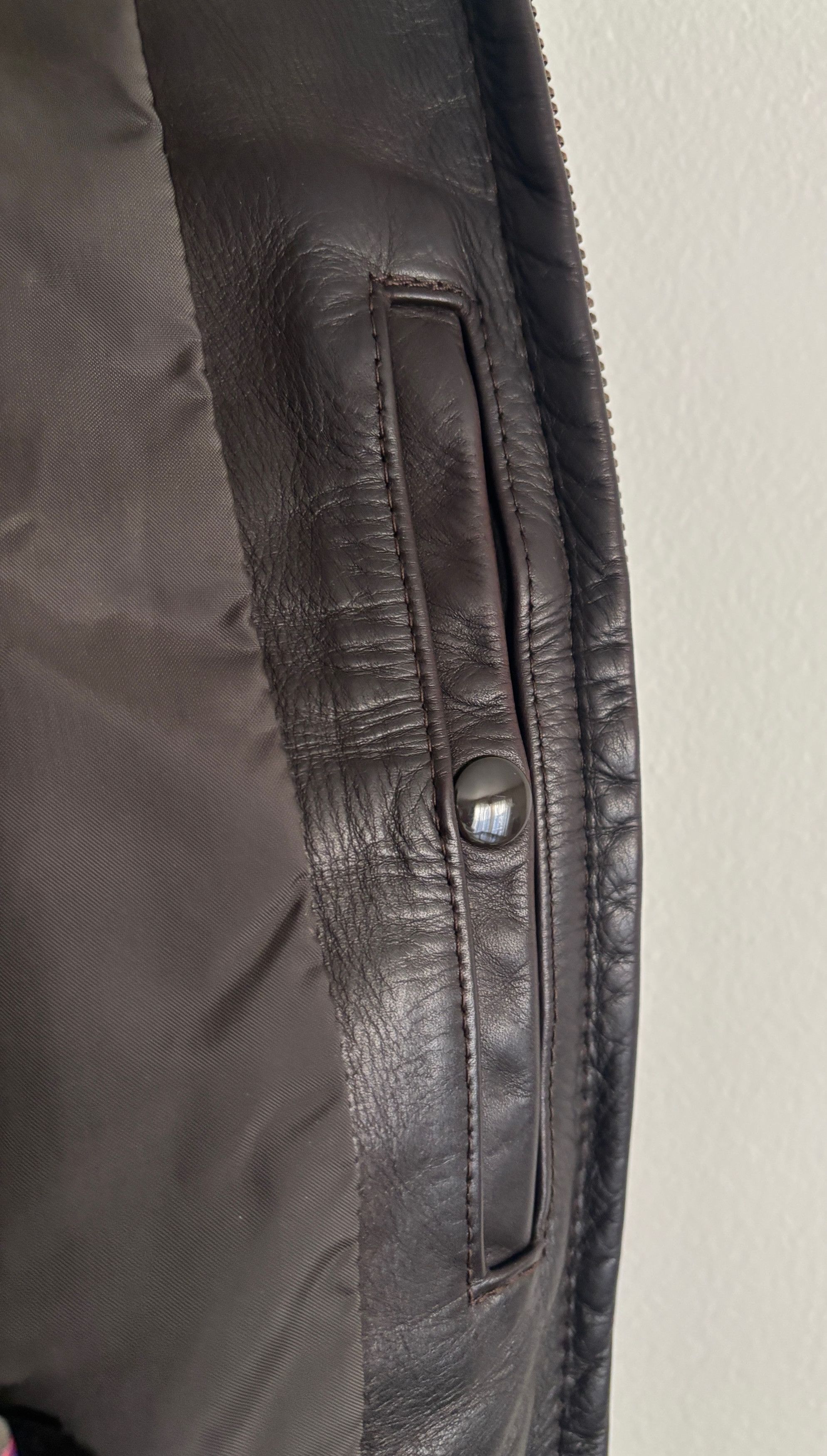 Avirex $1325 Brown Leather Aviator's Flight Bomber Jacket Size US S / EU 44-46 / 1 - 7 Thumbnail