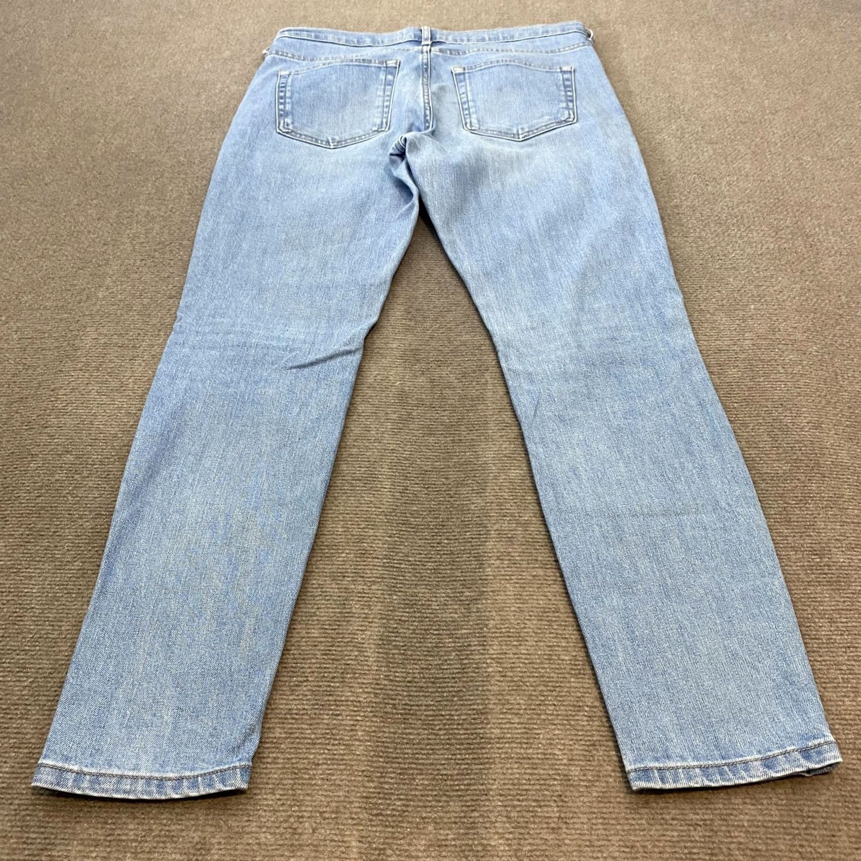 Everlane Everlane Jeans Womens 29 Regular Light Blue Denim Stretch Skinny High Rise Jeans Size 29" - 5 Thumbnail