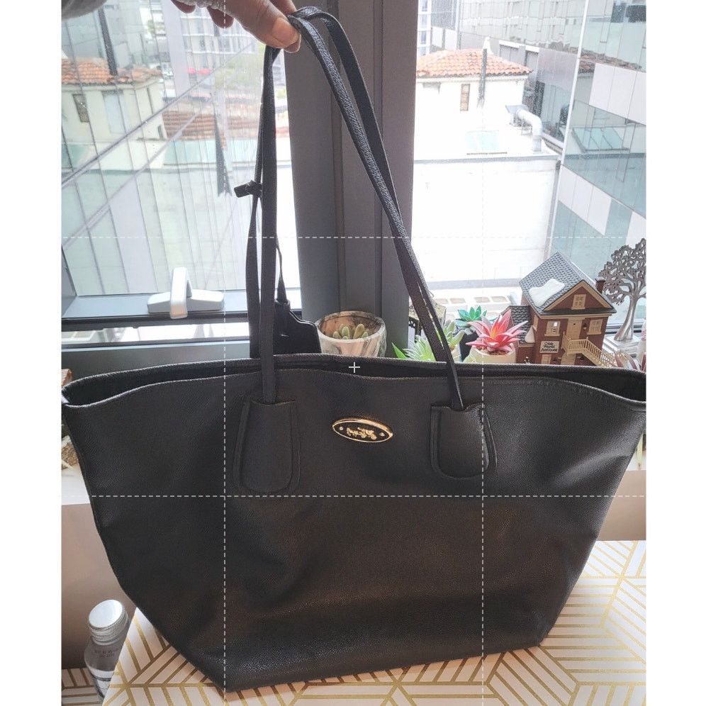 Coach Authenticated Black Leather Coach Tote F1473-33581 Shoulder Size ONE SIZE - 12 Thumbnail