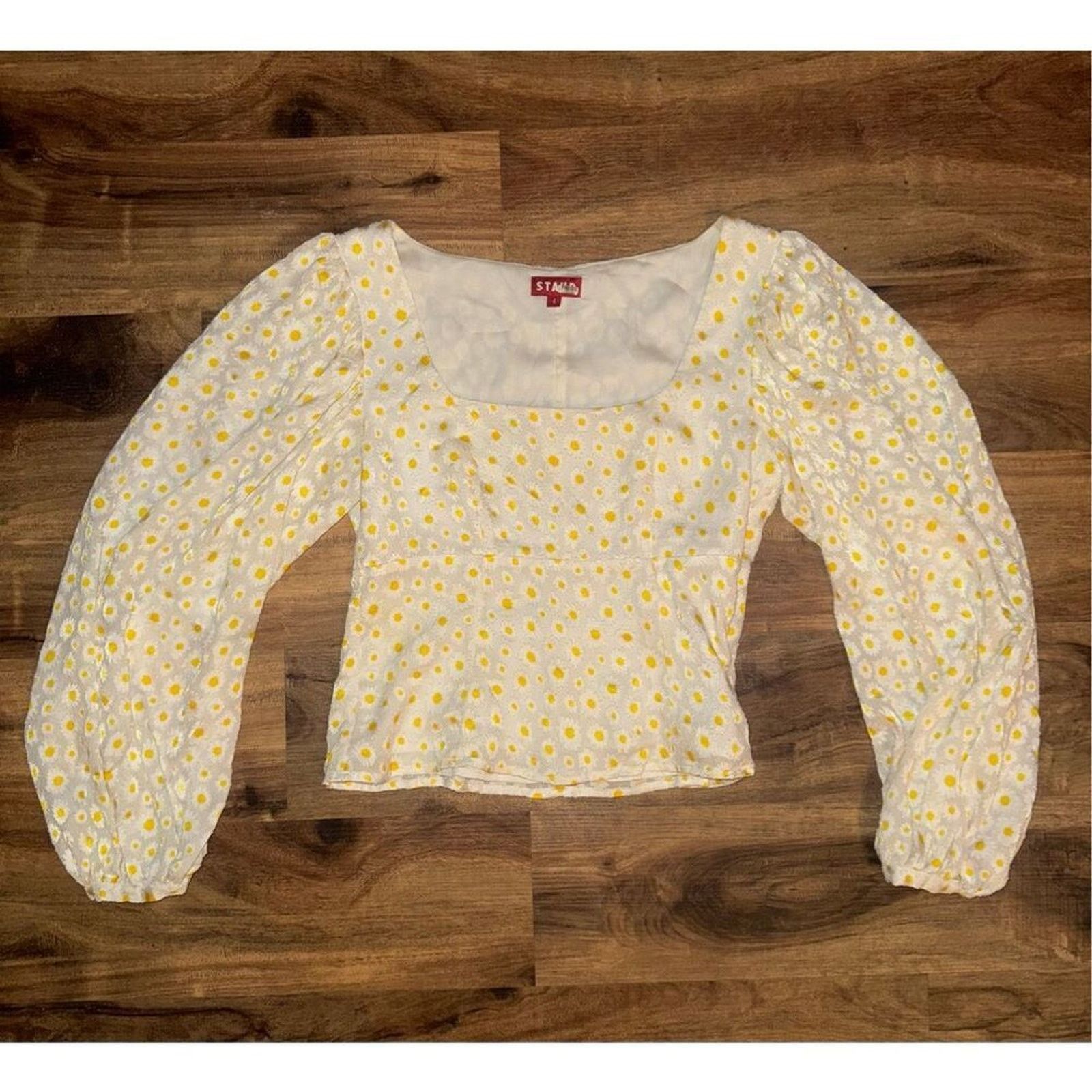 Staud Staud Floral Lana Top - Size 4 - Excellent Condition Size S / US 4 / IT 40 - 2 Thumbnail