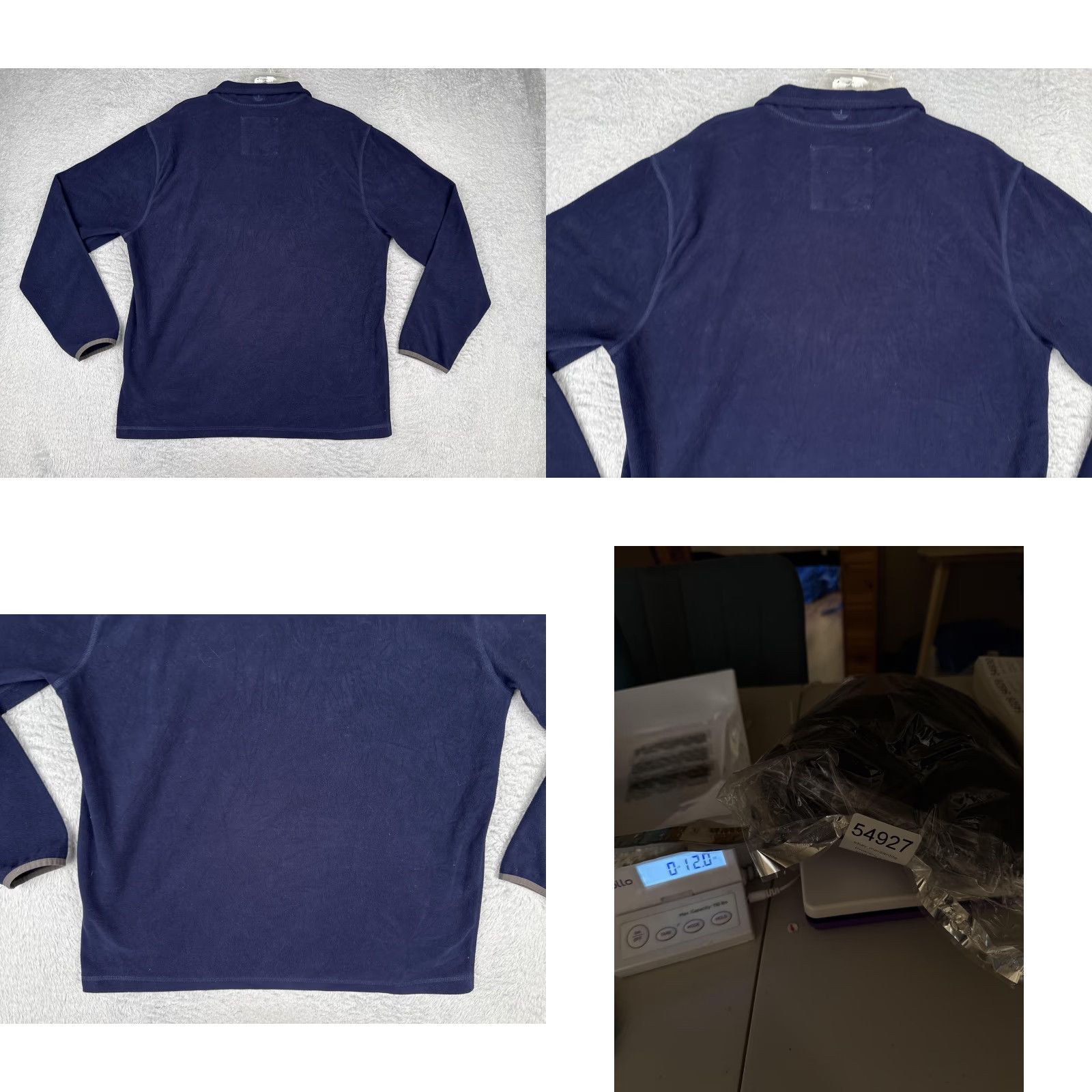 Timberland TIMBERLAND Fleece Pullover Mens XL Blue Quarter Zip Chest Pocket Logo Outdoor Sweatshirt Size US XL / EU 56 / 4 - 9 Thumbnail