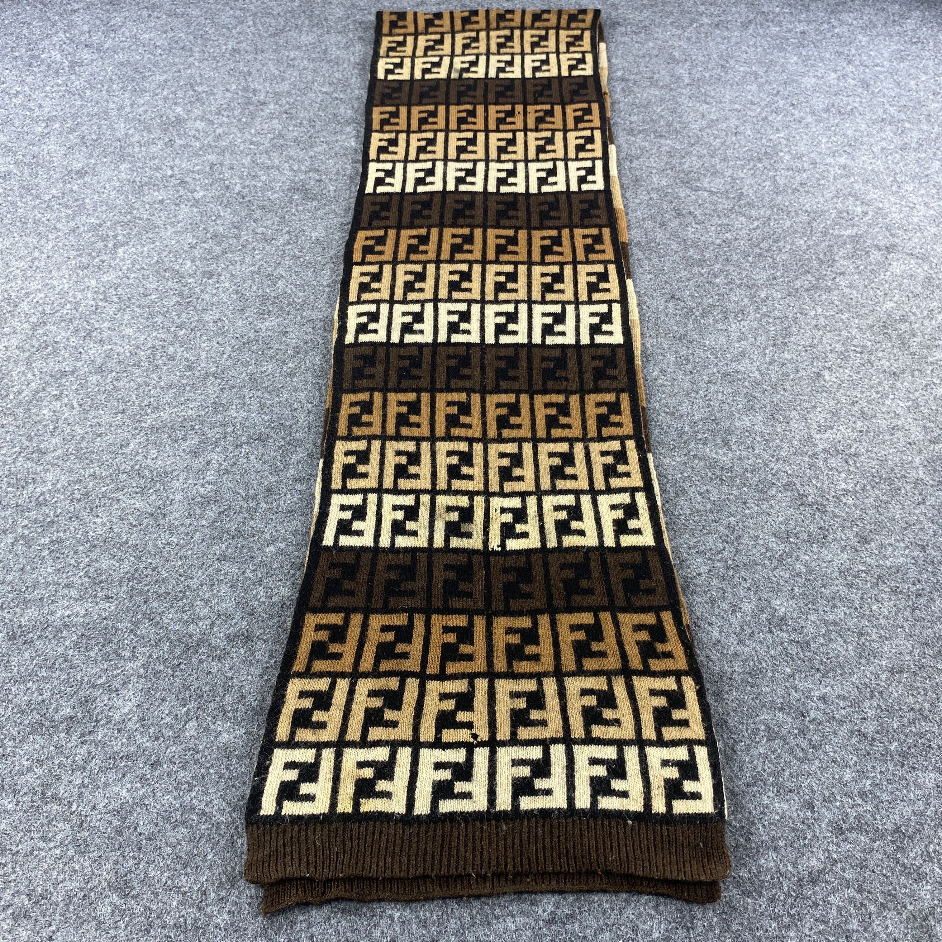 Fendi × Vintage FENDI Scarf # Muffler # Neckwear # D550 Size ONE SIZE - 4 Thumbnail