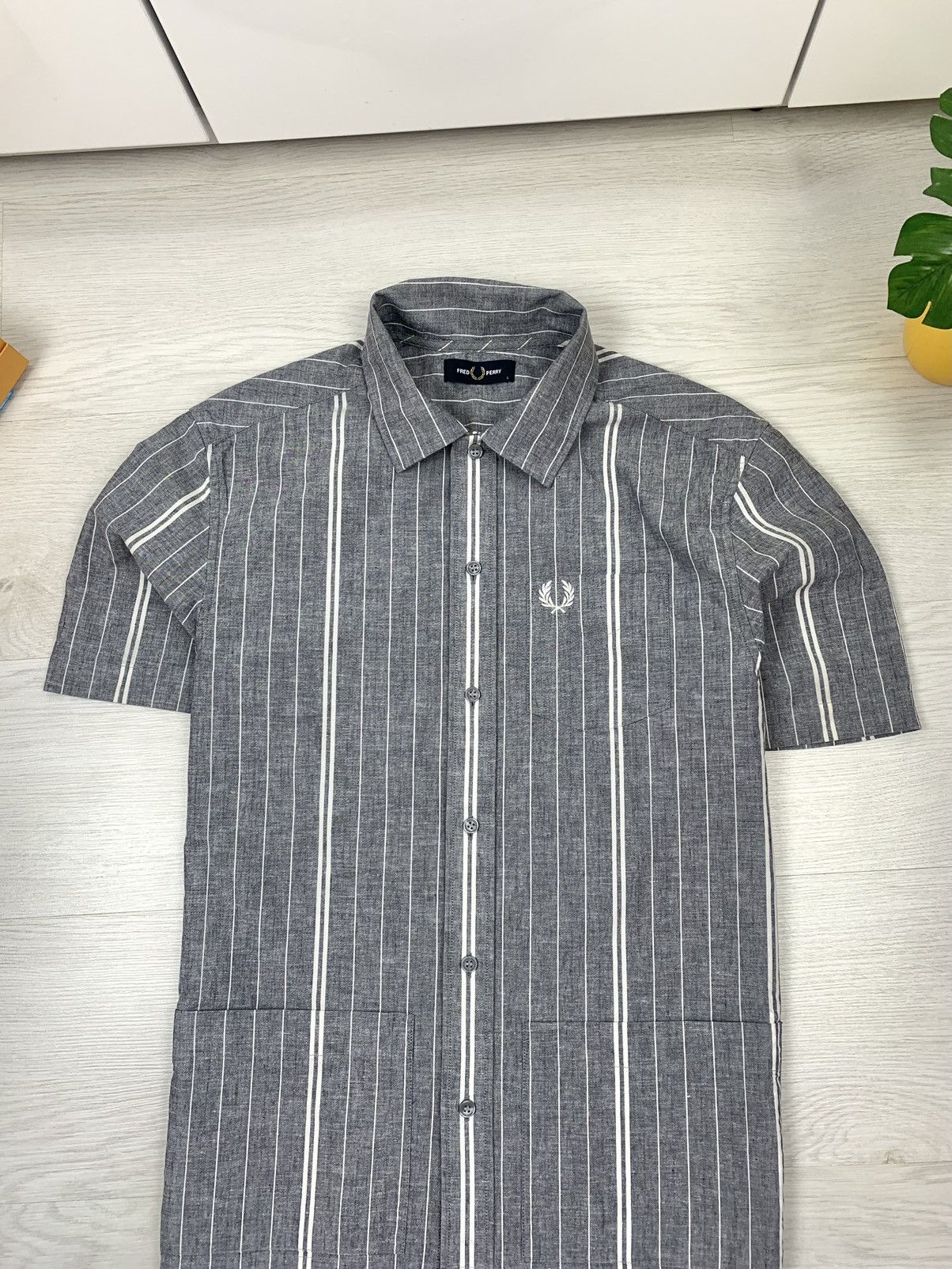 Fred Perry Fred Perry Short Sleeve Pockets Button Shirt Mens Size S Size US S / EU 44-46 / 1 - 2 Thumbnail