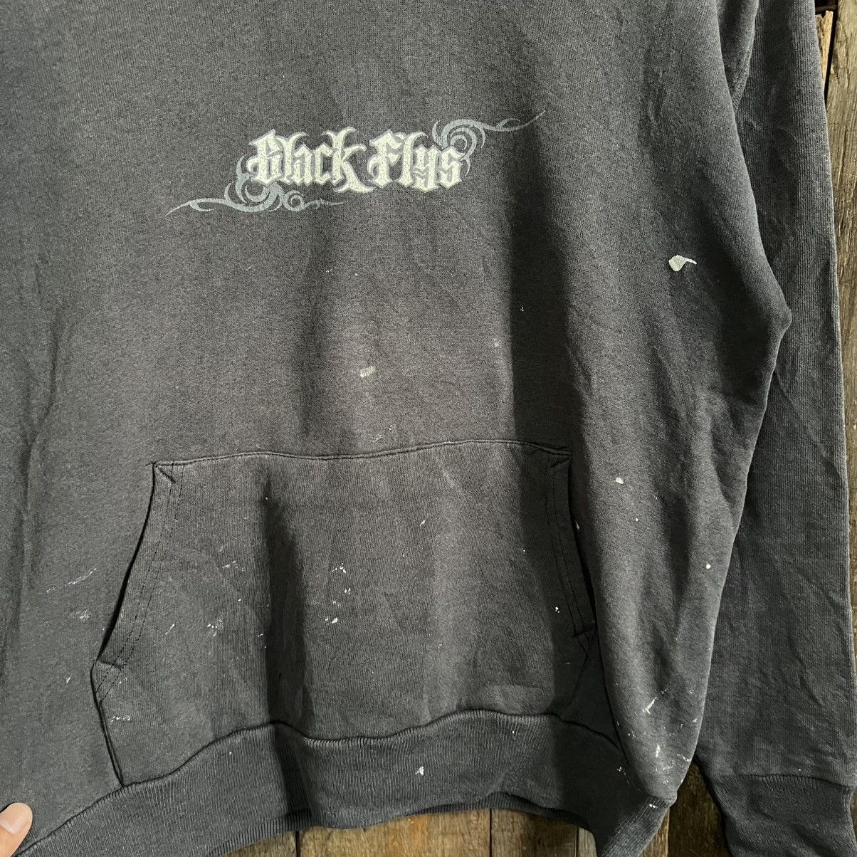 Hanes × Vintage Vintage 90’s Black Fly Eyewear Hoodie Size US S / EU 44-46 / 1 - 3 Thumbnail