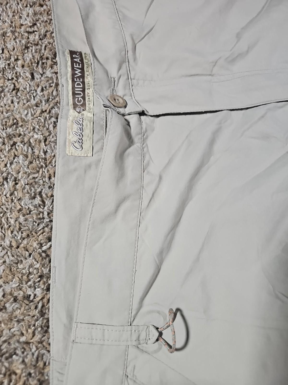Cabelas Cabelas GX II Convertible Hiking Pants 3XL Nylon Beige UPF40 Size US 44 / EU 60 - 2 Thumbnail