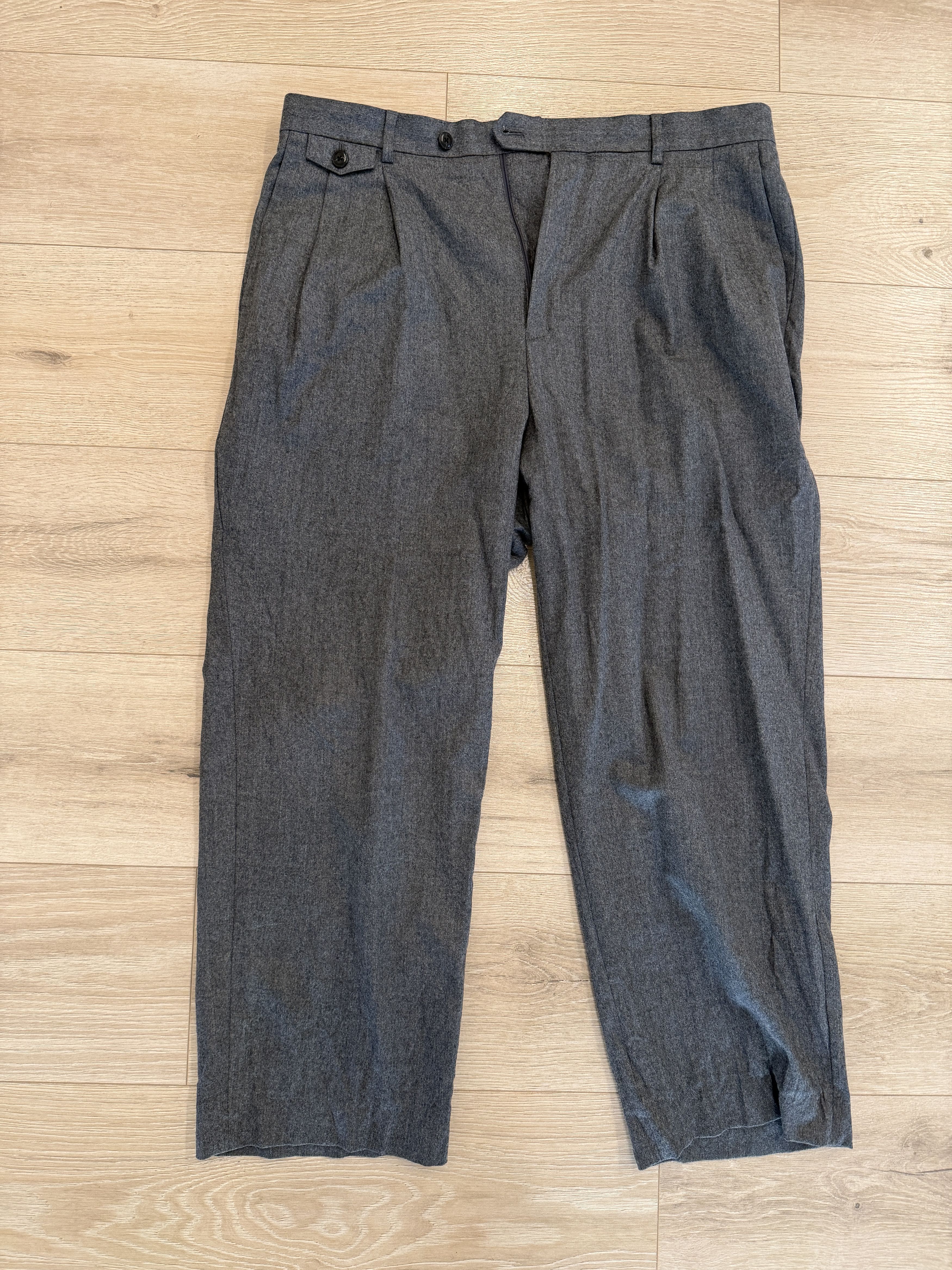 J.Crew Relaxed fit single pleat trouser in Italian wool Size US 34 / EU 50 - 2 Thumbnail