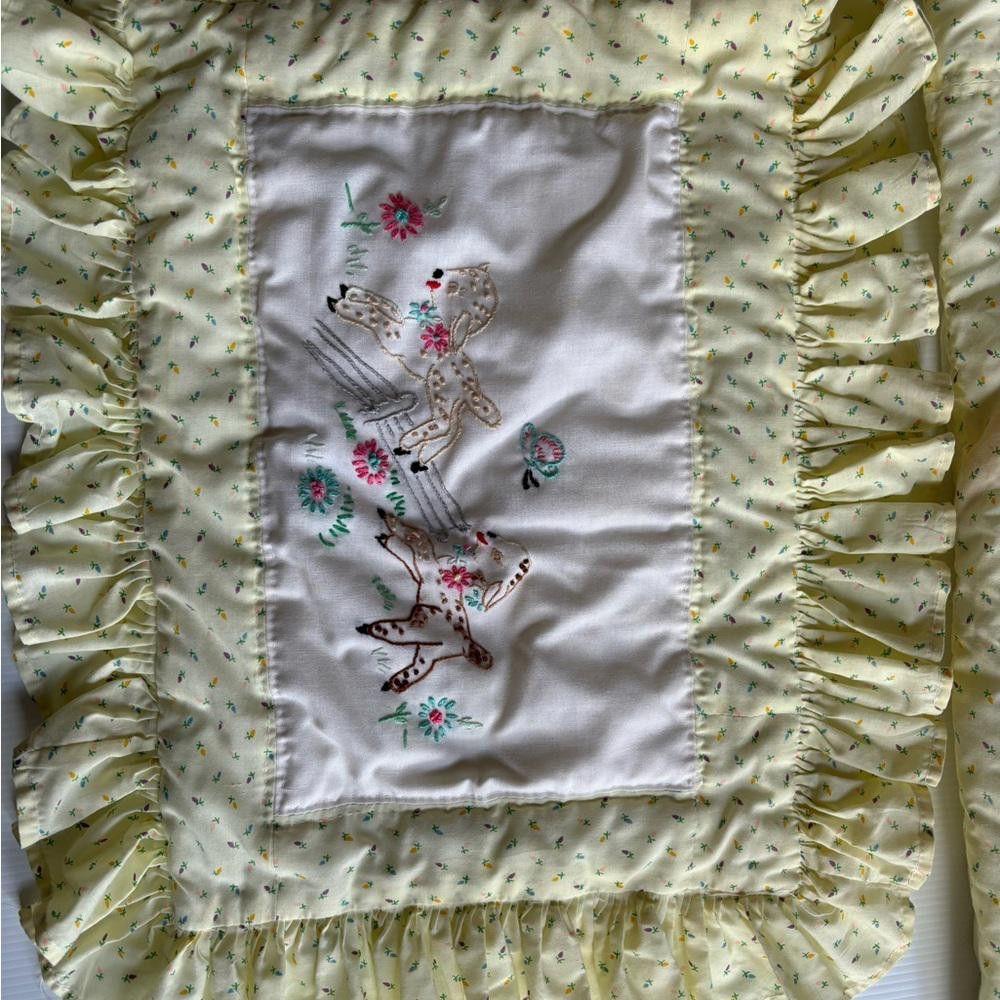 Designer Vintage embroidered Quilted Blanket Size ONE SIZE - 7 Thumbnail