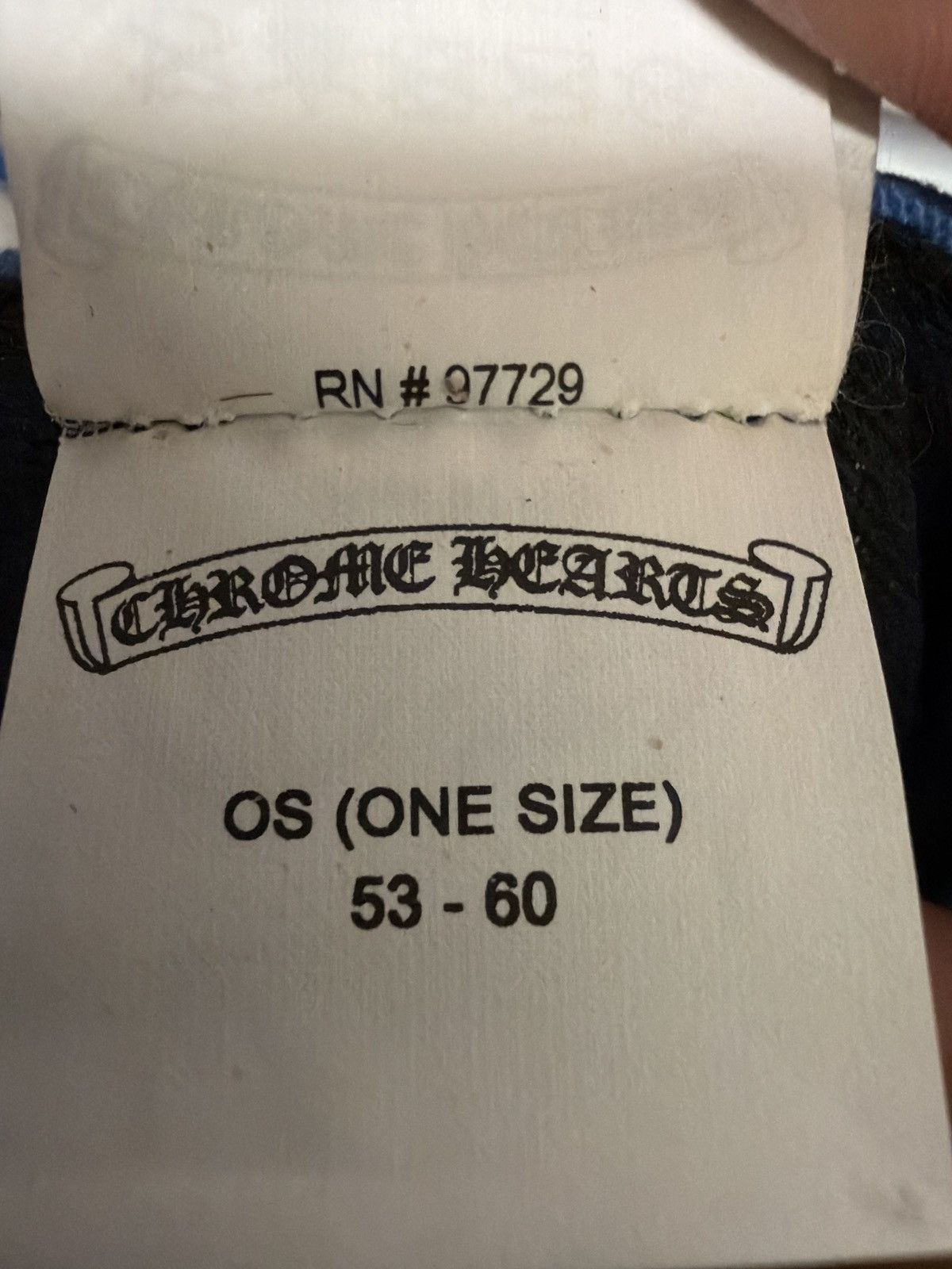 Chrome Hearts Chrome Hearts Baby Blue Cap – Authentic CH Logo Hat Size ONE SIZE - 9 Thumbnail