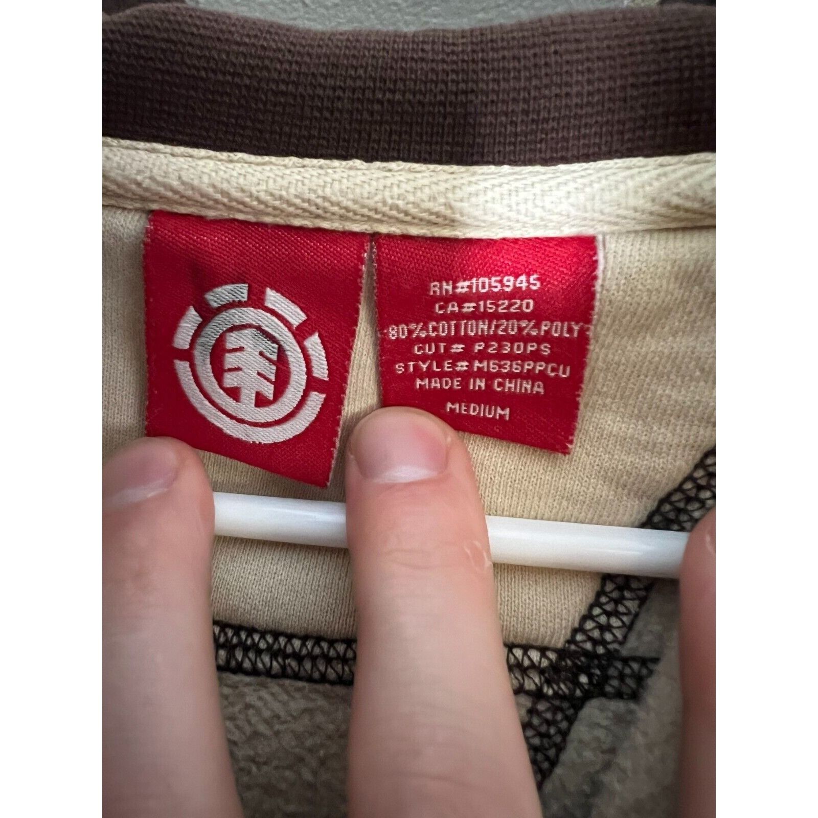 Element VINTAGE Element Skateboards Sweater medium Full Zip Hoodie S Size US M / EU 48-50 / 2 - 3 Thumbnail