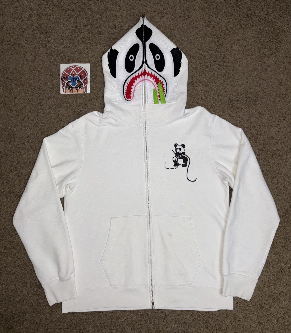 Bape BAPE Panda full zip hoodie a bathing ape | Grailed