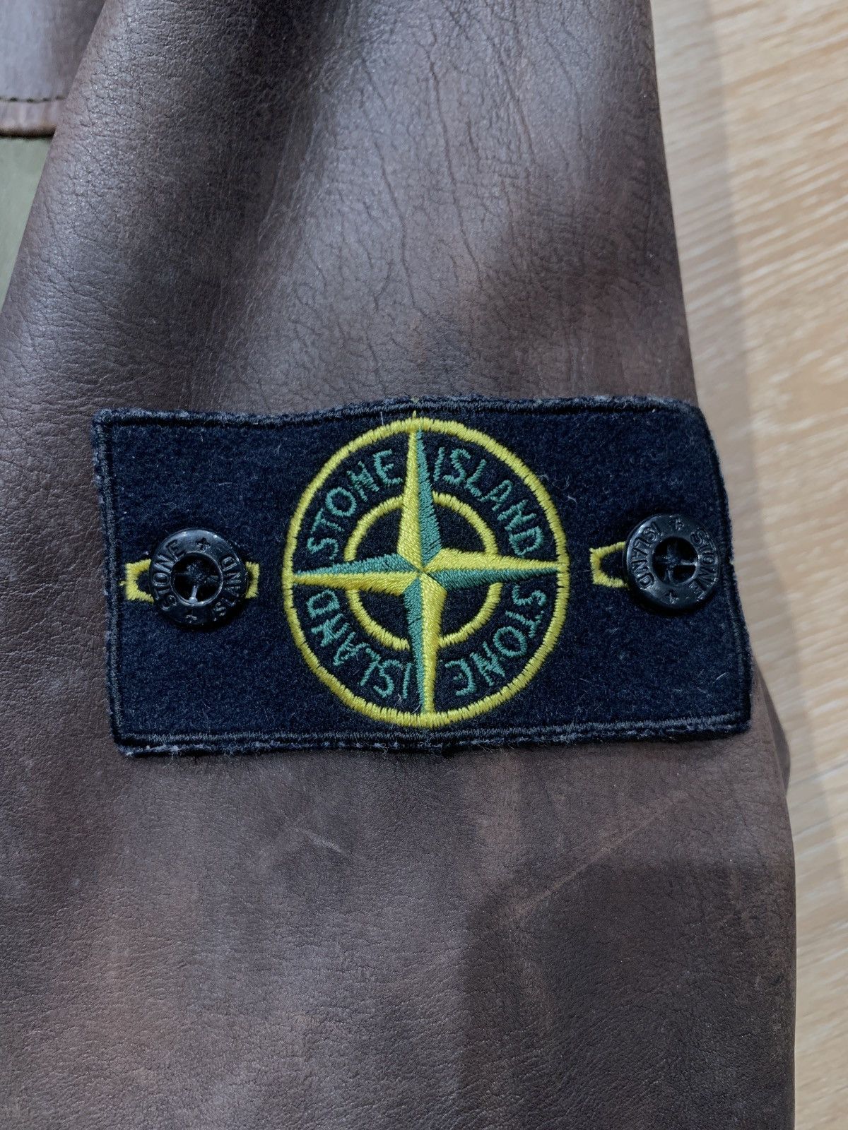 Designer × Stone Island Stone island 30th anniversary leather vest jacket Size US S / EU 44-46 / 1 - 10 Thumbnail
