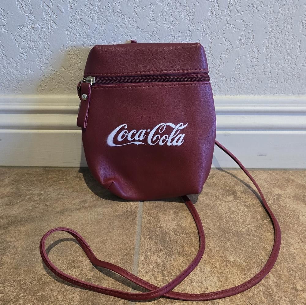 Designer Burgundy Coca-Cola Mini Crossbody Size ONE SIZE - 1 Thumbnail