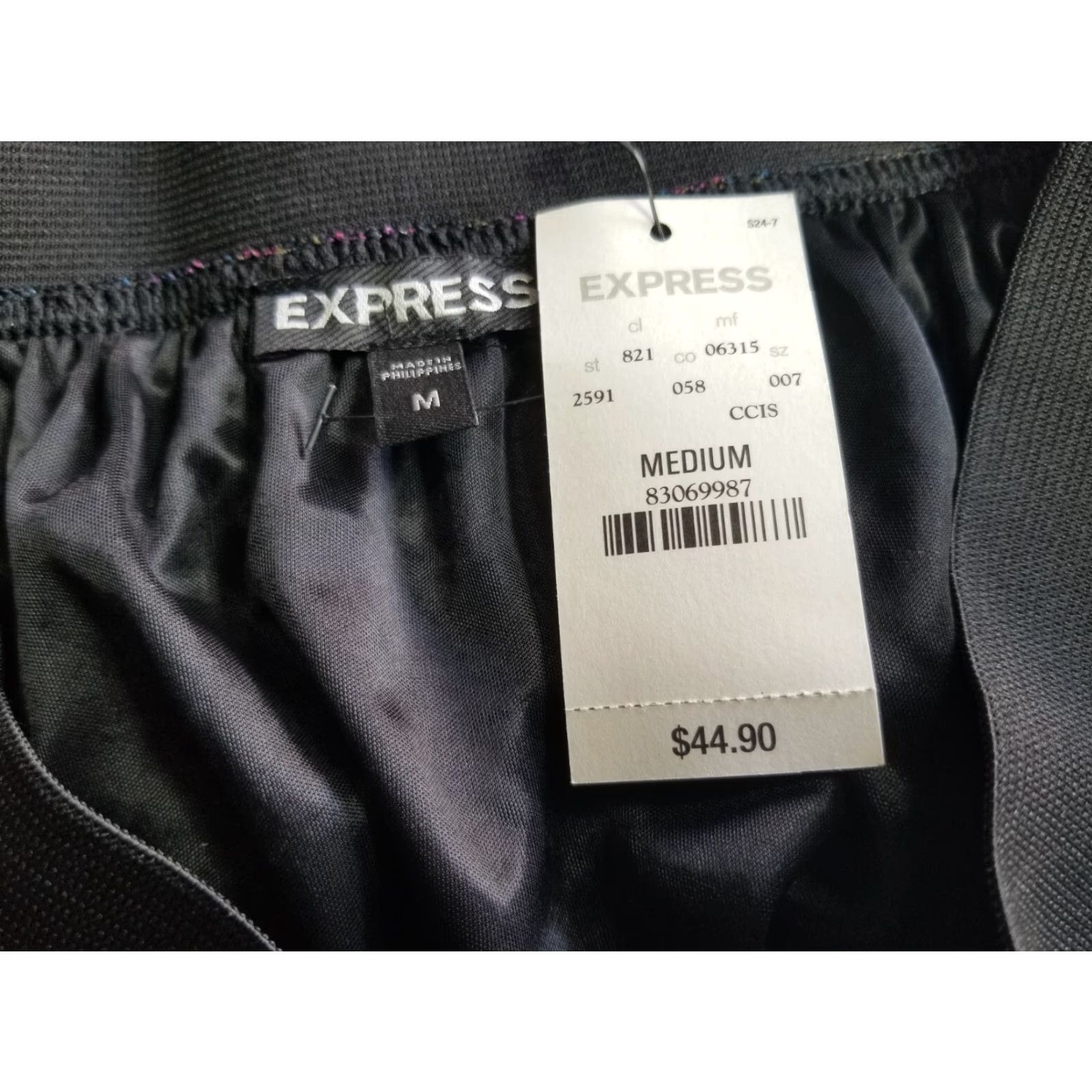 Express NWT Express Womens Floral Pleated Short Mini Skirt Size Medium Multi-Color Polyester Size 32" / US 10 / IT 46 - 7 Thumbnail