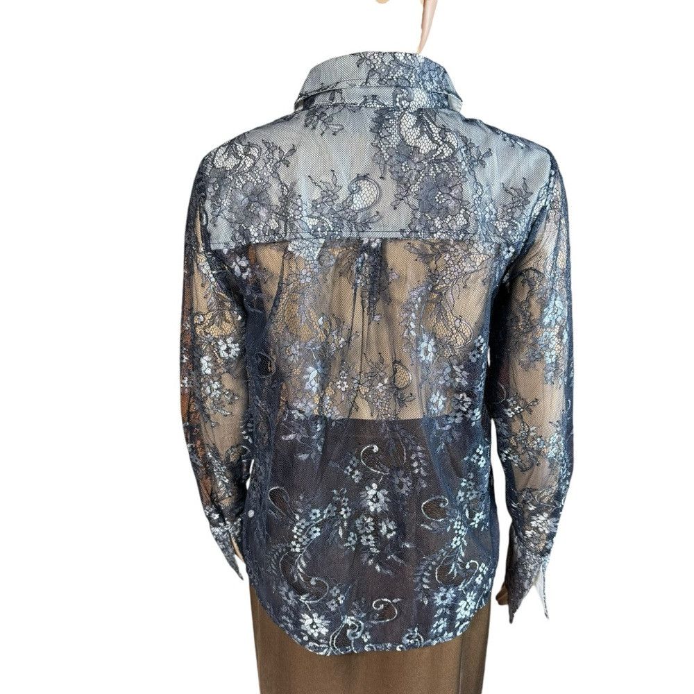 Anthropologie NWT New $130 Anthropologie Maeve Lace Long Sleeve Blouse S Size S / US 4 / IT 40 - 5 Thumbnail