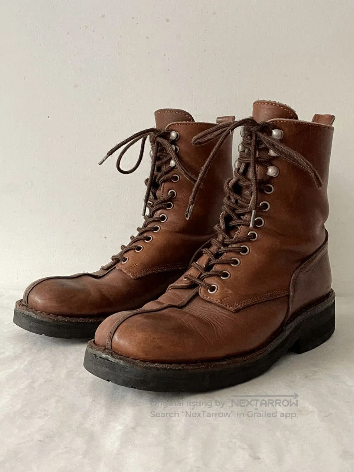 Yohji Yamamoto Sz 42 Yohji Yamamoto Joint Leather Combat Boots. Size US 9 / EU 42 - 1 Thumbnail