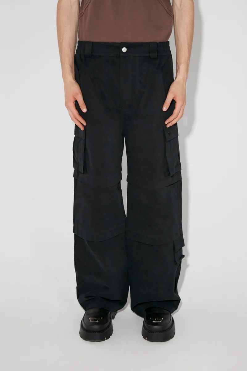 Image of Misbhv Baggy Cargo Work Trousers in White, Men's (Size 31)